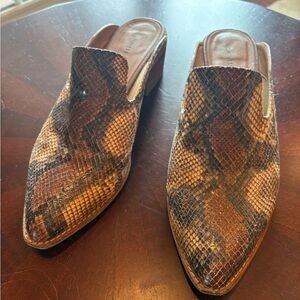 Chinese Laundry Women’s Marnie Python Print Leather Slip-On